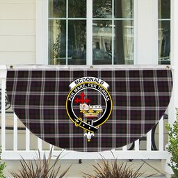 ScotsTee Shop Scottish McDonald Dress Crest Tartan Non-Pleated Fan Flag Bunting Banner