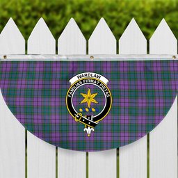 ScotsTee Shop Scottish Wardlaw Ancient Crest Tartan Non-Pleated Fan Flag Bunting Banner