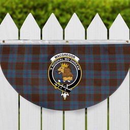 ScotsTee Shop Scottish MacGregor Hastie Crest Tartan Non-Pleated Fan Flag Bunting Banner