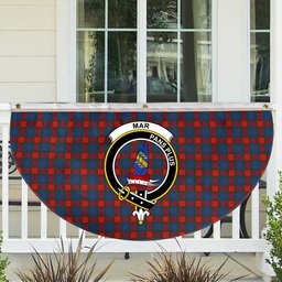 ScotsTee Shop Scottish Mar Crest Tartan Non-Pleated Fan Flag Bunting Banner