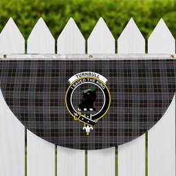 ScotsTee Shop Scottish Turnbull, Dress Bruce Crest Tartan Non-Pleated Fan Flag Bunting Banner