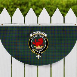 ScotsTee Shop Scottish Moncreiffe of Atholl Crest Tartan Non-Pleated Fan Flag Bunting Banner