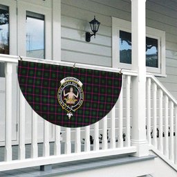 ScotsTee Shop Scottish Urquhart Modern Crest Tartan Non-Pleated Fan Flag Bunting Banner