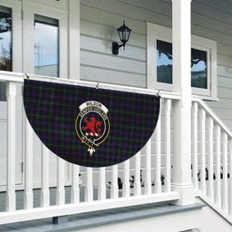 ScotsTee Shop Scottish Wilsons 230 Crest Tartan Non-Pleated Fan Flag Bunting Banner