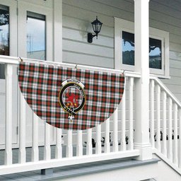 ScotsTee Shop Scottish MacDuff Dress Modern SC Crest Tartan Non-Pleated Fan Flag Bunting Banner
