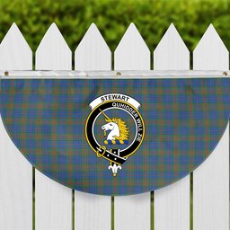 ScotsTee Shop Scottish Stewart of Appin Hunting Ancient Crest Tartan Non-Pleated Fan Flag Bunting Banner
