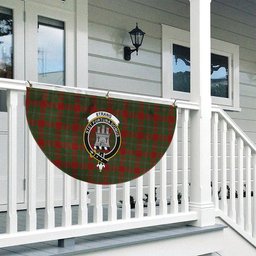 ScotsTee Shop Scottish Strang Crest Tartan Non-Pleated Fan Flag Bunting Banner