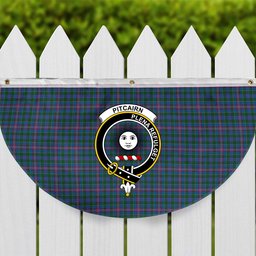 ScotsTee Shop Scottish Pitcairn Heritage Hunting Crest Tartan Non-Pleated Fan Flag Bunting Banner