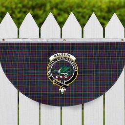 ScotsTee Shop Scottish MacBeth or MacLulich Crest Tartan Non-Pleated Fan Flag Bunting Banner