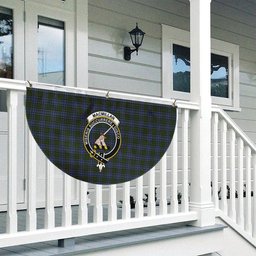 ScotsTee Shop Scottish MacMillan Hunting Crest Tartan Non-Pleated Fan Flag Bunting Banner