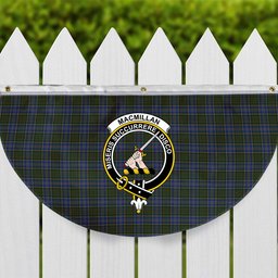ScotsTee Shop Scottish MacMillan Hunting Crest Tartan Non-Pleated Fan Flag Bunting Banner
