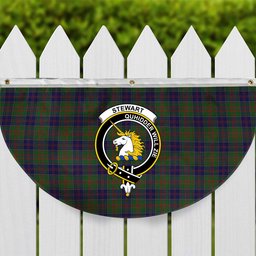 ScotsTee Shop Scottish Stewart of Appin Hunting Crest Tartan Non-Pleated Fan Flag Bunting Banner