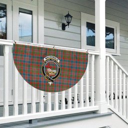 ScotsTee Shop Scottish MacDonald of Boisdale Ancient Crest Tartan Non-Pleated Fan Flag Bunting Banner