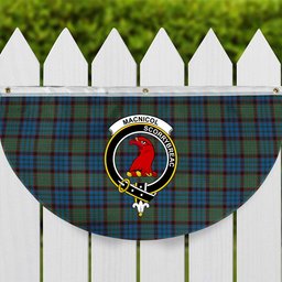 ScotsTee Shop Scottish MacNicol Hunting Crest Tartan Non-Pleated Fan Flag Bunting Banner