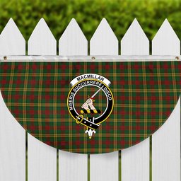 ScotsTee Shop Scottish MacMillan Society of Glasgow Crest Tartan Non-Pleated Fan Flag Bunting Banner