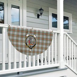 ScotsTee Shop Scottish McBean Dress Ancient Crest Tartan Non-Pleated Fan Flag Bunting Banner
