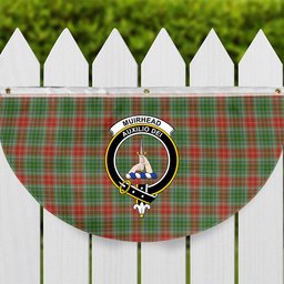 ScotsTee Shop Scottish Muirhead Ancient Crest Tartan Non-Pleated Fan Flag Bunting Banner