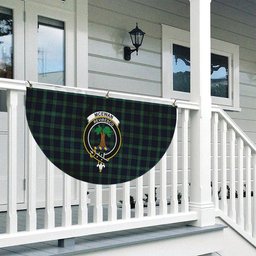 ScotsTee Shop Scottish McEwan Modern Crest Tartan Non-Pleated Fan Flag Bunting Banner