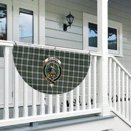 ScotsTee Shop Scottish McLaren Dress Crest Tartan Non-Pleated Fan Flag Bunting Banner