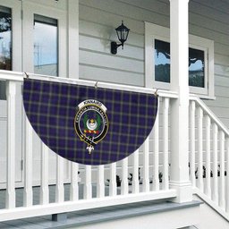 ScotsTee Shop Scottish Kinnaird Crest Tartan Non-Pleated Fan Flag Bunting Banner