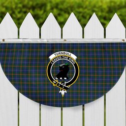 ScotsTee Shop Scottish Turnbull Hunting Crest Tartan Non-Pleated Fan Flag Bunting Banner
