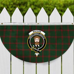 ScotsTee Shop Scottish MacNab Ancient 1 Crest Tartan Non-Pleated Fan Flag Bunting Banner