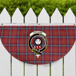 ScotsTee Shop Scottish Pitcairn Heritage Ancient Crest Tartan Non-Pleated Fan Flag Bunting Banner