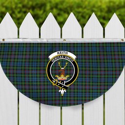 ScotsTee Shop Scottish Keith 1 Crest Tartan Non-Pleated Fan Flag Bunting Banner
