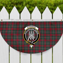 ScotsTee Shop Scottish Strange Modern Crest Tartan Non-Pleated Fan Flag Bunting Banner