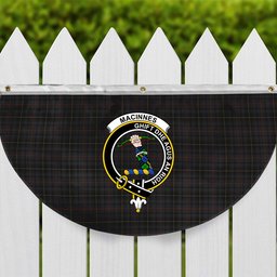 ScotsTee Shop Scottish MacInnes Homecoming Crest Tartan Non-Pleated Fan Flag Bunting Banner