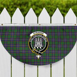 ScotsTee Shop Scottish Strange of Balkaskie SC Crest Tartan Non-Pleated Fan Flag Bunting Banner