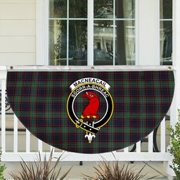 ScotsTee Shop Scottish MacNeacail Hunting Modern Crest Tartan Non-Pleated Fan Flag Bunting Banner