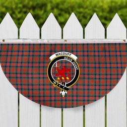 ScotsTee Shop Scottish MacDuff Ancient Crest Tartan Non-Pleated Fan Flag Bunting Banner