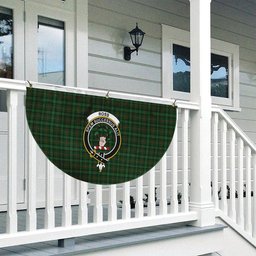 ScotsTee Shop Scottish Ross Hunting 2 Crest Tartan Non-Pleated Fan Flag Bunting Banner