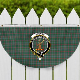 ScotsTee Shop Scottish Spence Fragment Modern Clan Crest Tartan Non-Pleated Fan Flag Bunting Banner