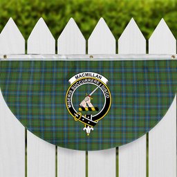 ScotsTee Shop Scottish MacMillan Hunting Ancient Crest Tartan Non-Pleated Fan Flag Bunting Banner