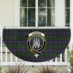 ScotsTee Shop Scottish Strange of Balkaskie Crest Tartan Non-Pleated Fan Flag Bunting Banner