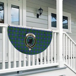 ScotsTee Shop Scottish Turnbull Hunting SC Crest Tartan Non-Pleated Fan Flag Bunting Banner
