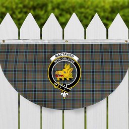 ScotsTee Shop Scottish MacTavish Hunting Ancient Crest Tartan Non-Pleated Fan Flag Bunting Banner