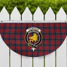 ScotsTee Shop Scottish Thompson 2 Crest Tartan Non-Pleated Fan Flag Bunting Banner