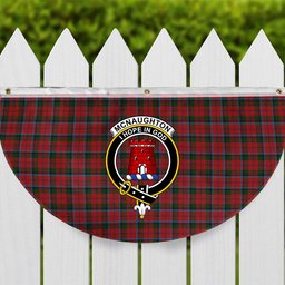 ScotsTee Shop Scottish McNaughton Crest Tartan Non-Pleated Fan Flag Bunting Banner