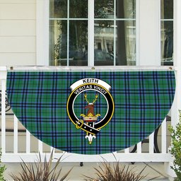 ScotsTee Shop Scottish Keith Ancient Crest Tartan Non-Pleated Fan Flag Bunting Banner