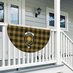 ScotsTee Shop Scottish McLeod of Lewis Ancient Crest Tartan Non-Pleated Fan Flag Bunting Banner