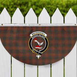 ScotsTee Shop Scottish MacDougall 1850 1 Crest Tartan Non-Pleated Fan Flag Bunting Banner