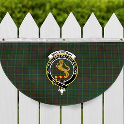 ScotsTee Shop Scottish MacKintosh Hunting Crest Tartan Non-Pleated Fan Flag Bunting Banner