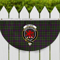 ScotsTee Shop Scottish Wilsons 064 Crest Tartan Non-Pleated Fan Flag Bunting Banner