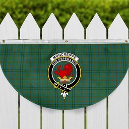ScotsTee Shop Scottish Moncreiffe of Atholl Ancient Crest Tartan Non-Pleated Fan Flag Bunting Banner