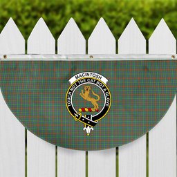 ScotsTee Shop Scottish MacIntosh Hunting Ancient Crest Tartan Non-Pleated Fan Flag Bunting Banner