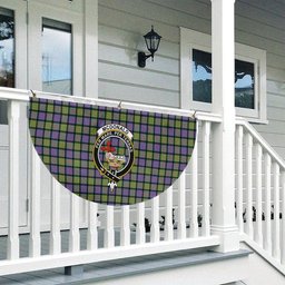 ScotsTee Shop Scottish McDonald Ancient Crest Tartan Non-Pleated Fan Flag Bunting Banner
