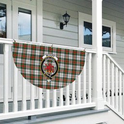 ScotsTee Shop Scottish McDuff Dress Ancient Crest Tartan Non-Pleated Fan Flag Bunting Banner